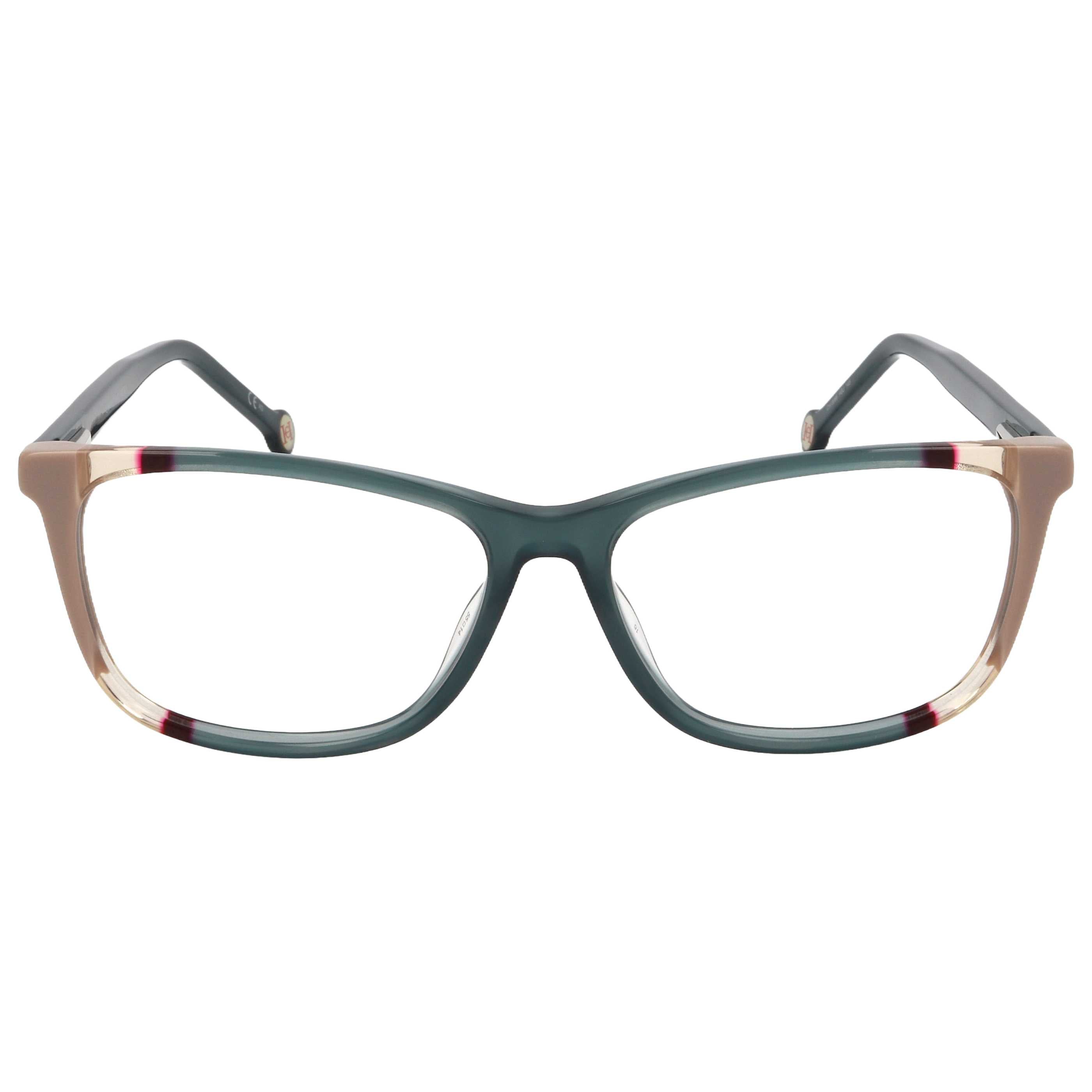 משקפי ראייה Carolina Herrera דגם Ch0066 לנשים 55 מ״מ בצבע Teal חום