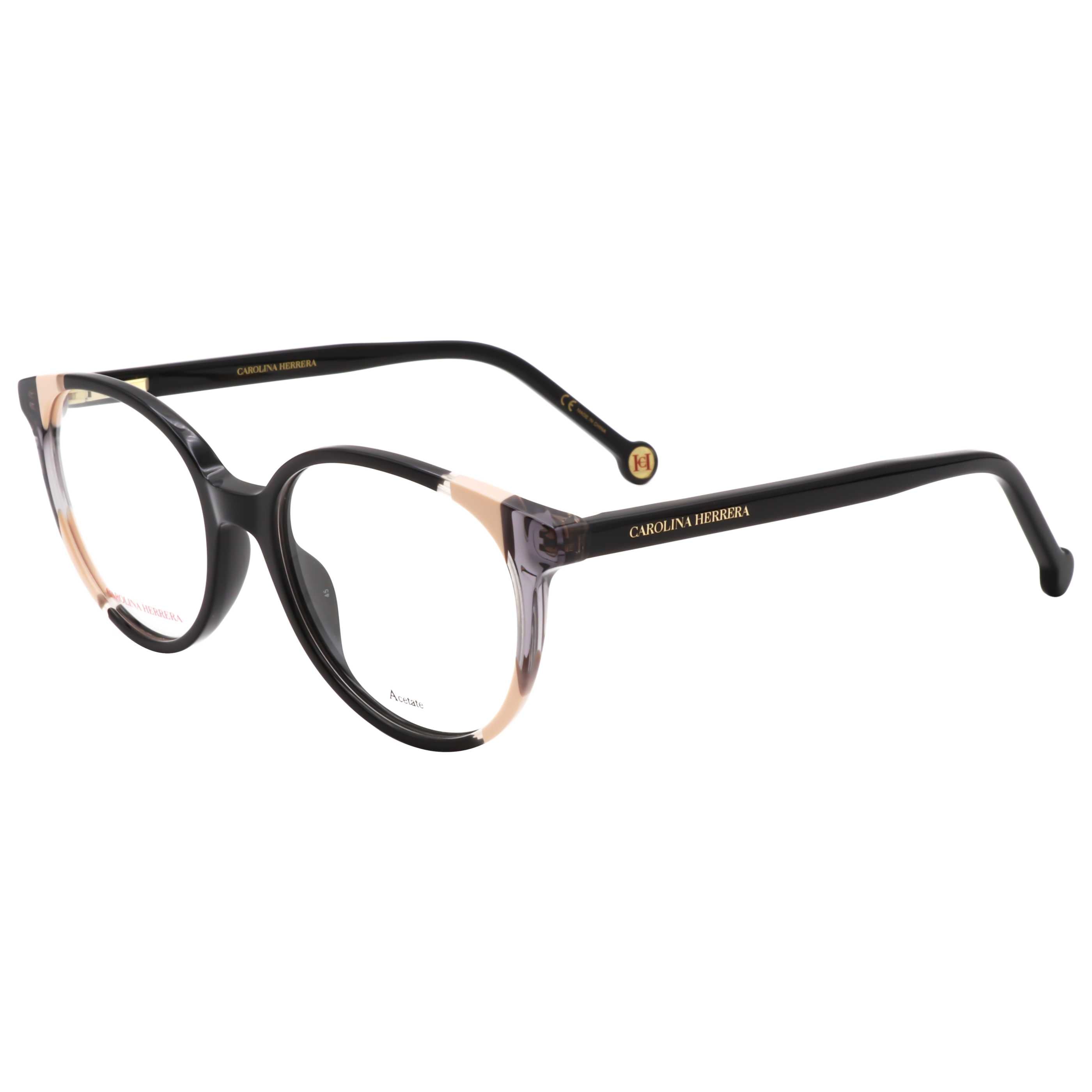 משקפי ראייה Carolina Herrera דגם Ch0067 לנשים 52 מ״מ בצבע שחור ניוד