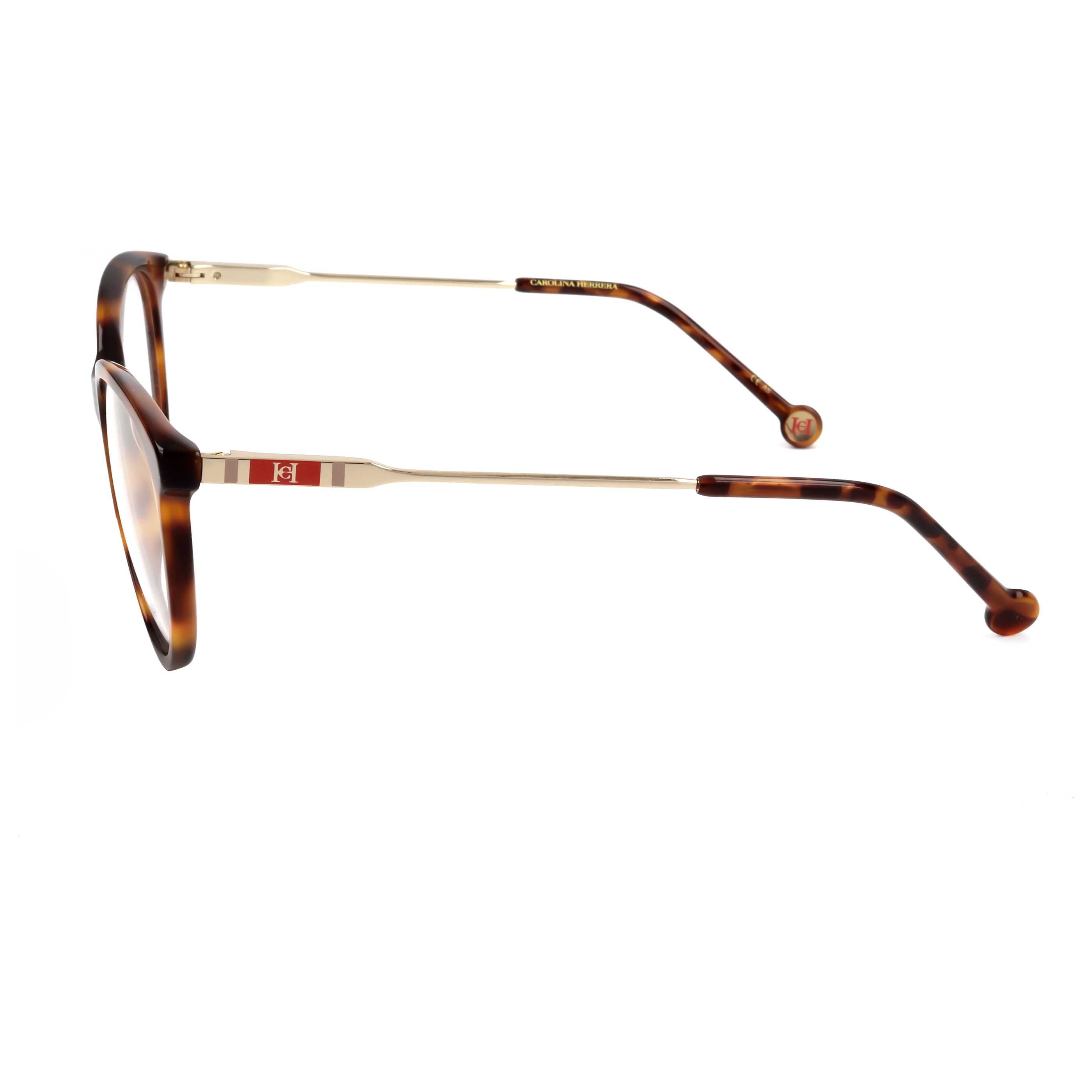 משקפי ראייה Carolina Herrera דגם Ch0073 לנשים 53 מ״מ בצבע הוואנה