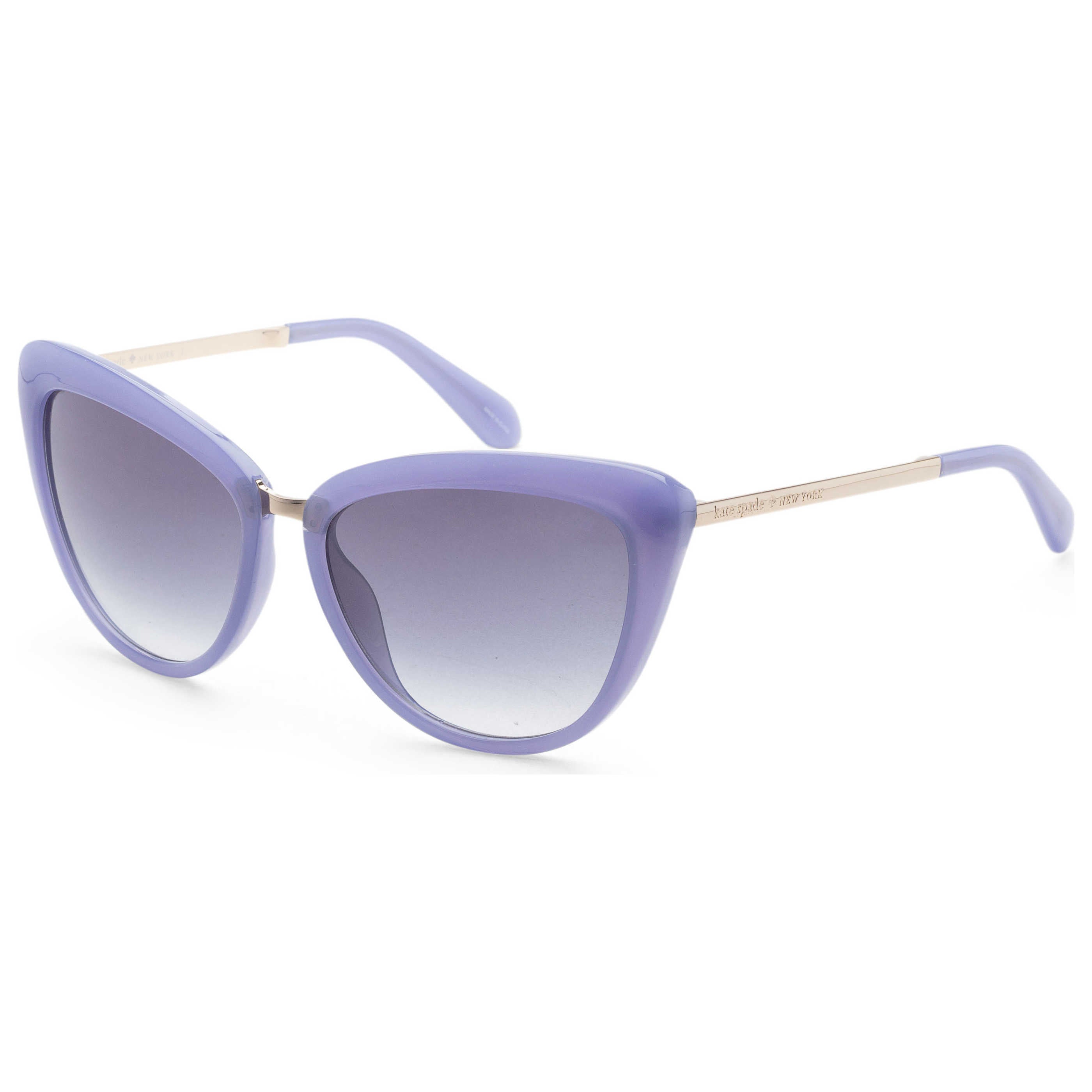משקפי שמש Kate Spade דגם Cissy יוניסקס 56 מ״מ בצבע שחור הוואנה