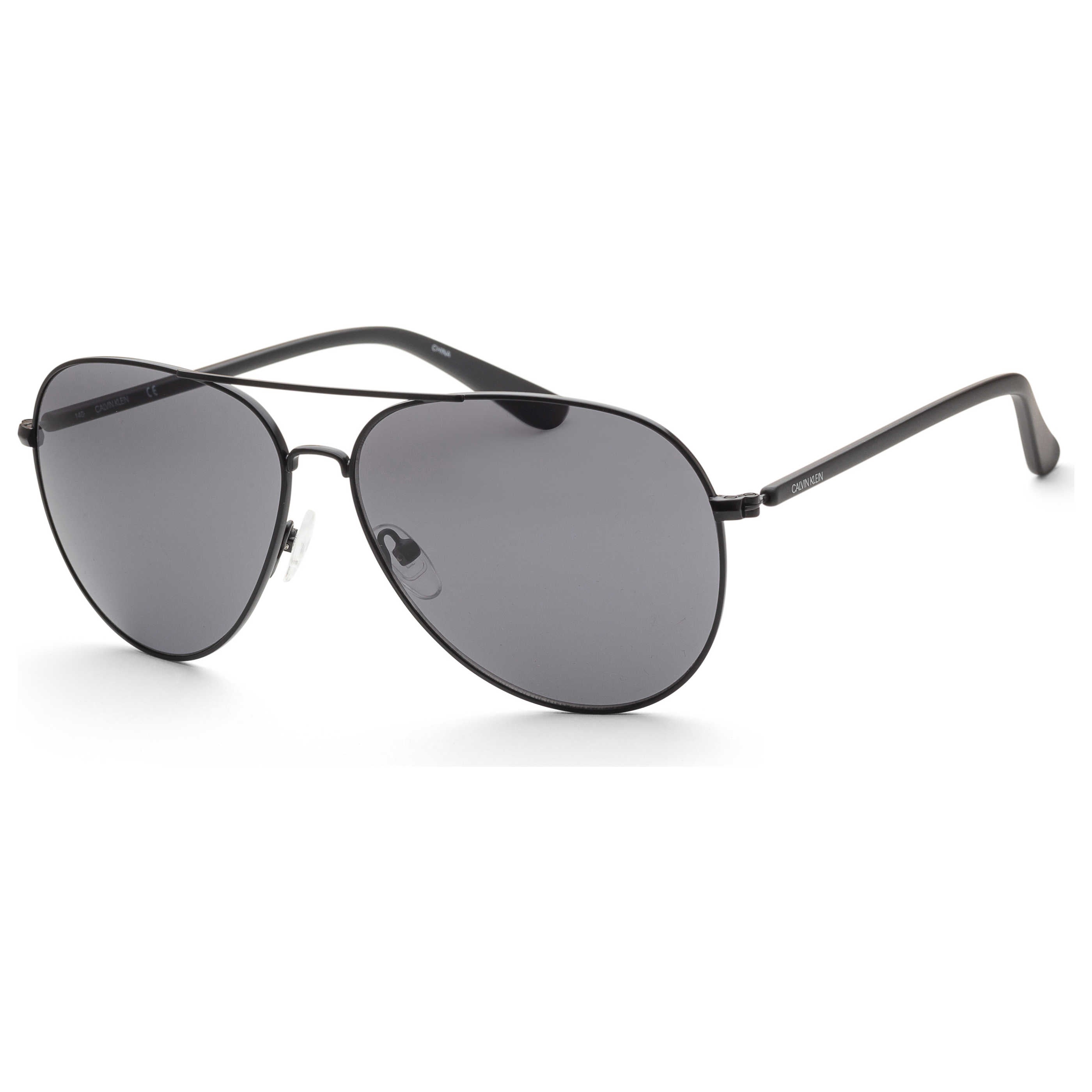 משקפי שמש Calvin Klein דגם Ck19314Sn יוניסקס 60 מ״מ בצבע שחור מט