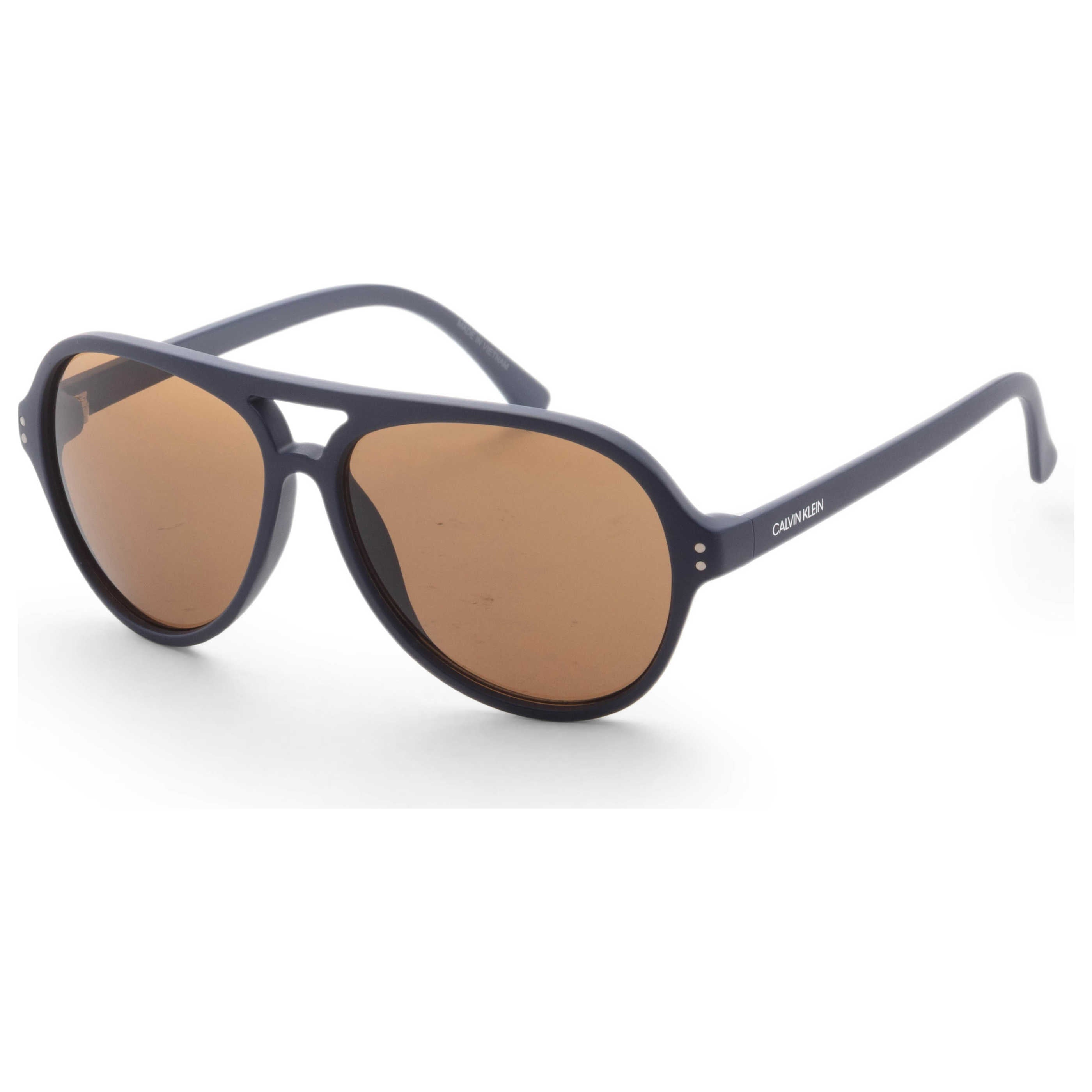 משקפי שמש Calvin Klein דגם Ck19532Sn יוניסקס 58 מ״מ בצבע מט כחול נייבי