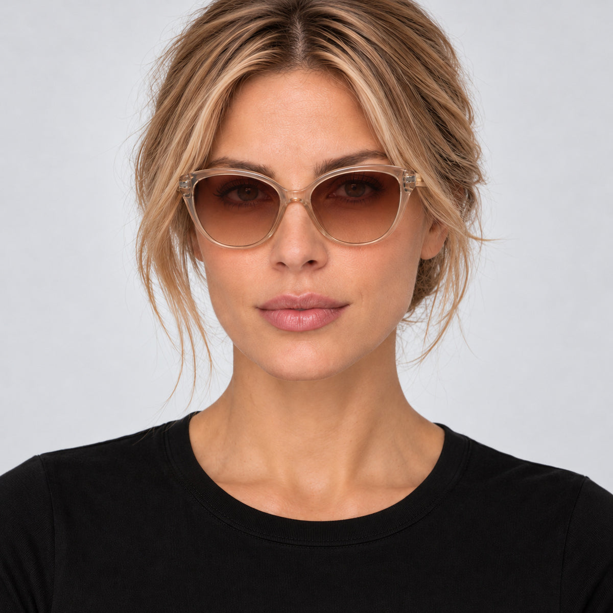 Calvin Klein Women's 55mm Beige Sunglasses CK19536SN-270