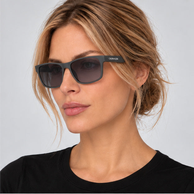 Calvin Klein Unisex 59mm Matte Grey Sunglasses CK19539SN-020
