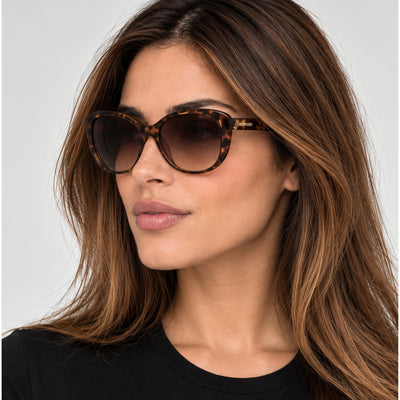 משקפי שמש Calvin Klein דגם Ck19560Sn לנשים 57 מ״מ בצבע שריון צב