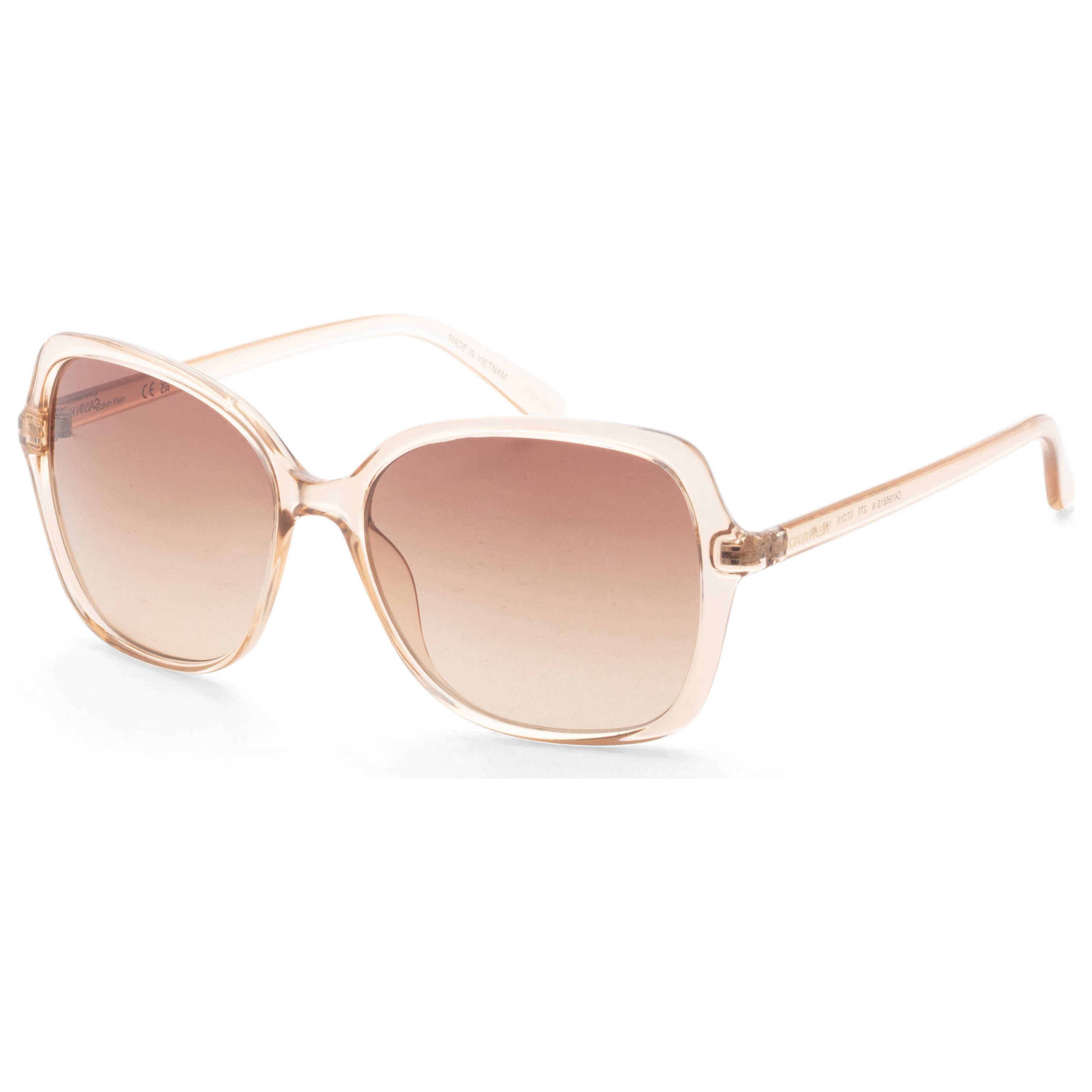 משקפי שמש Calvin Klein דגם Ck19561Sn יוניסקס 57 מ״מ בצבע קריסטל