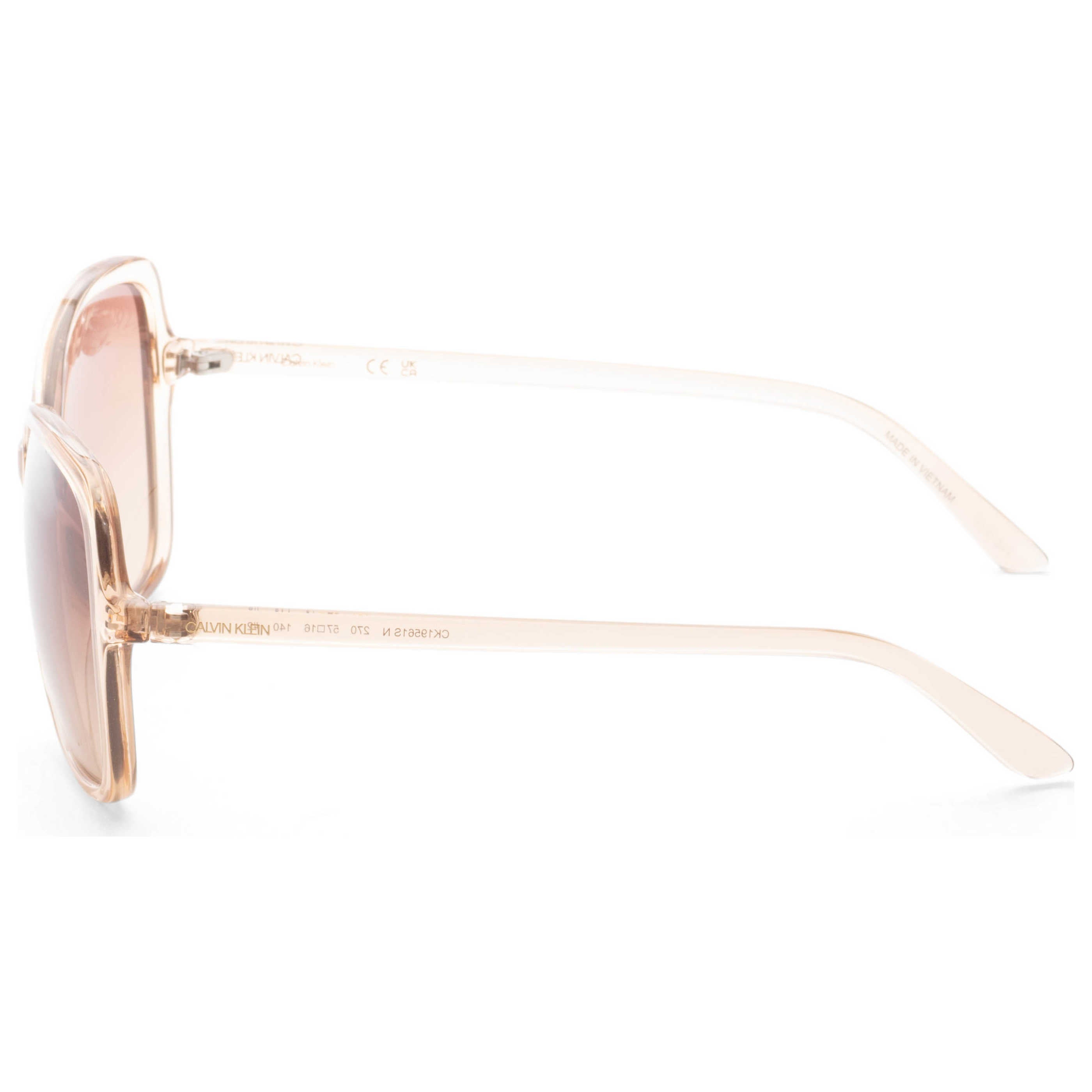 משקפי שמש Calvin Klein דגם Ck19561Sn יוניסקס 57 מ״מ בצבע קריסטל