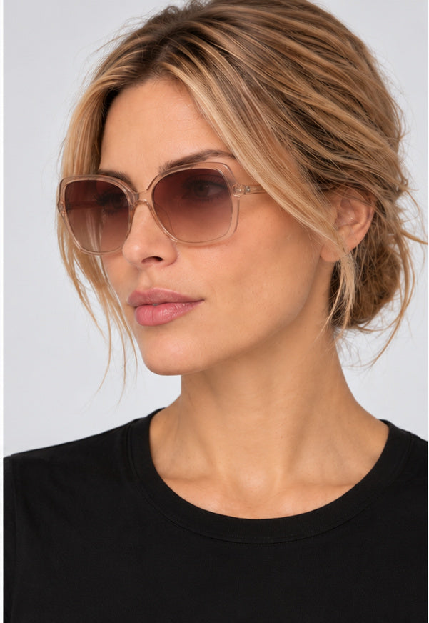 משקפי שמש Calvin Klein דגם Ck19561Sn נשים 57 מ״מ בצבע קריסטל