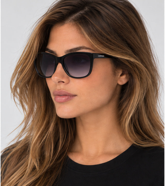 Calvin Klein Women's 60mm Black Sunglasses CK19565SN-001