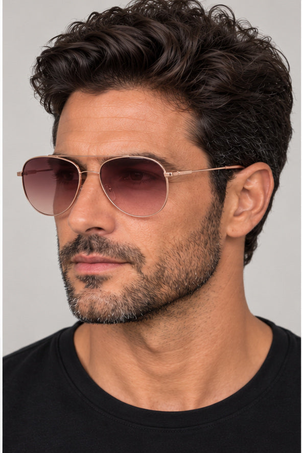 Calvin Klein Men's 55mm Rose Gold Sunglasses CK20120SN-780