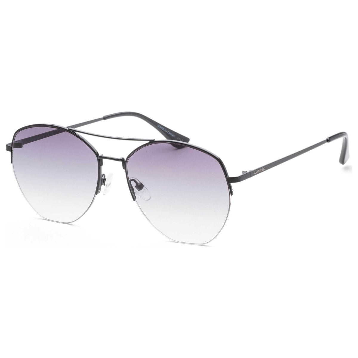 משקפי שמש Calvin Klein דגם Ck20121Sn לגברים 57 מ״מ בצבע שחור