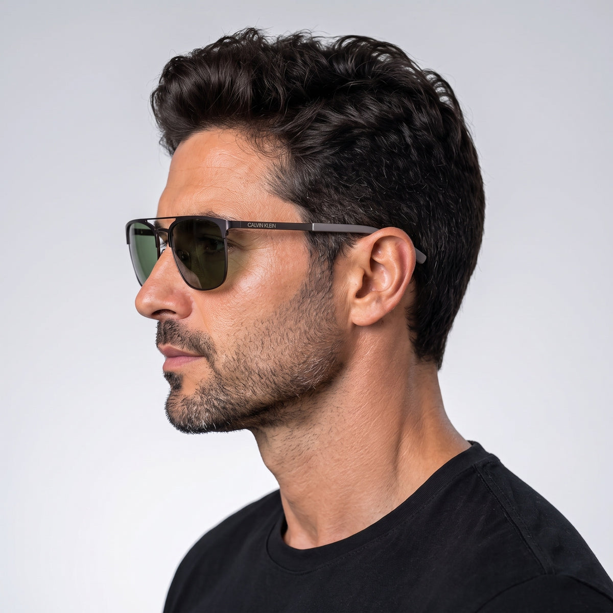 Calvin Klein Men's 55mm Matte Gunmetal Sunglasses CK20123SN-008