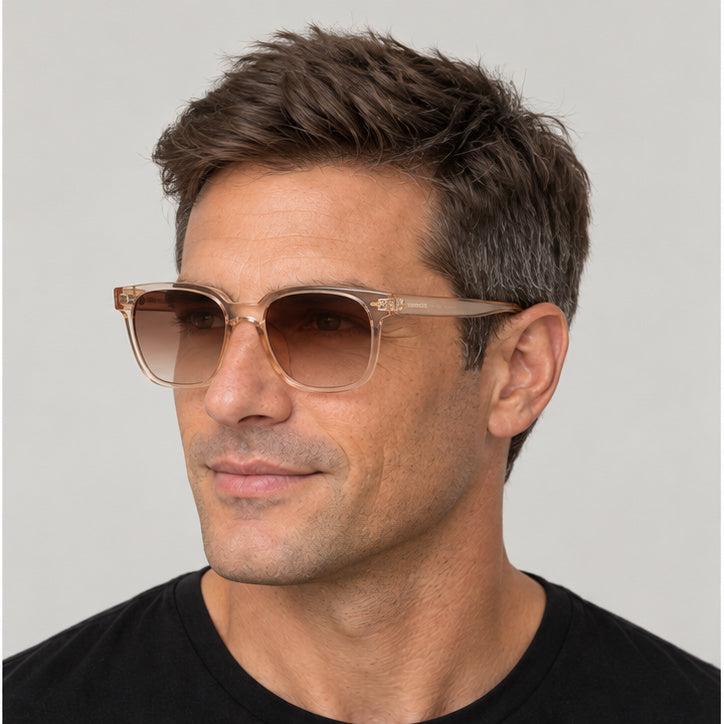 משקפי שמש Calvin Klein דגם Ck20519Sn לגברים 55 מ״מ בצבע כחול קריסטל