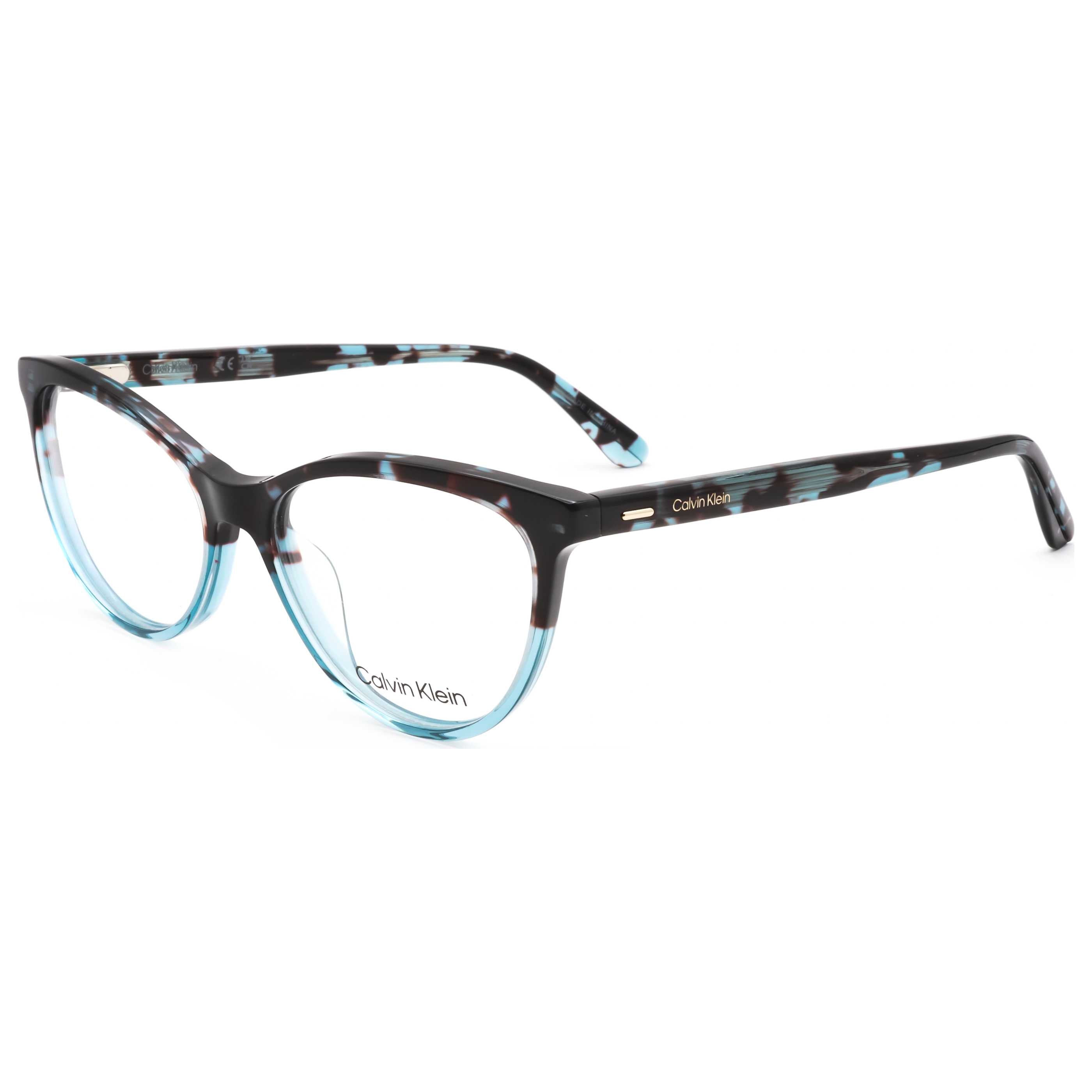 משקפי ראייה Calvin Klein דגם Ck21519 לנשים 53 מ״מ בצבע כחול שריון צב