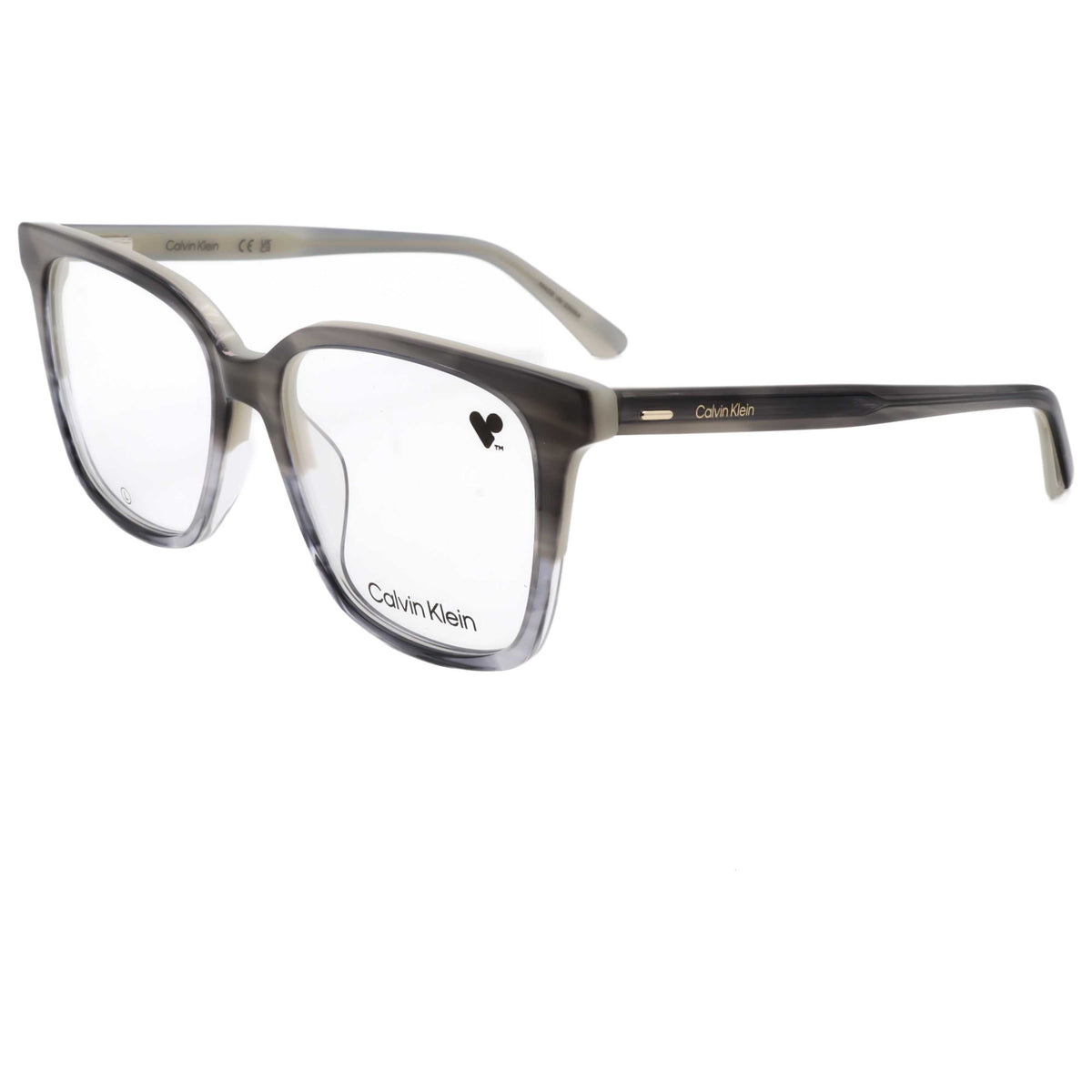 Calvin Klein Unisex 53mm Striped Grey Eyeglasses CK22540-023-53