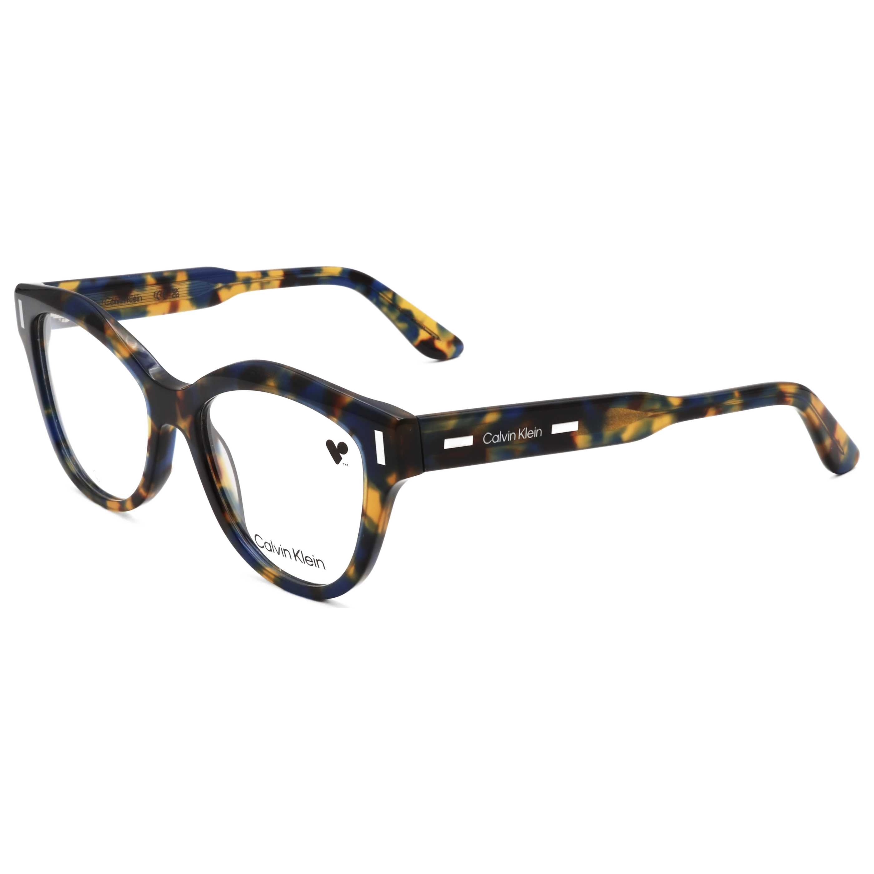 משקפי ראייה Calvin Klein דגם Ck23541 לנשים 53 מ״מ בצבע הוואנה כחולה