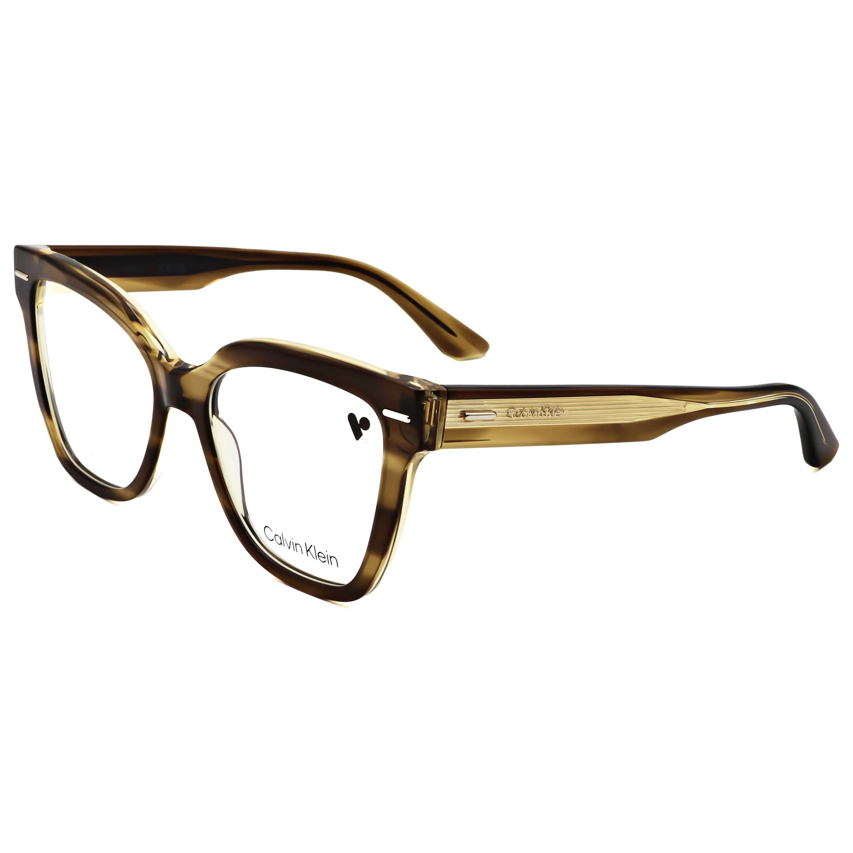 משקפי ראייה Calvin Klein דגם Ck23543 לנשים 54 מ״מ בצבע Striped Khaki