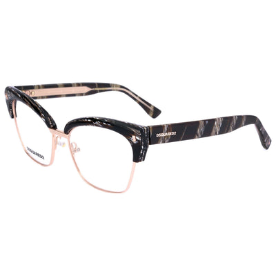 משקפי ראייה Dsquared2 דגם D20024 לנשים 54 מ״מ בצבע Horn