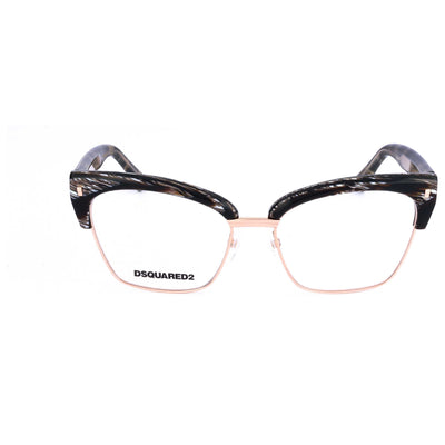 משקפי ראייה Dsquared2 דגם D20024 לנשים 54 מ״מ בצבע Horn
