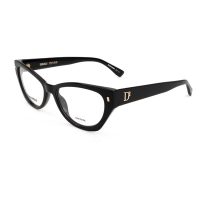 משקפי ראייה Dsquared2 דגם D20043 לנשים 54 מ״מ בצבע שחור זהב