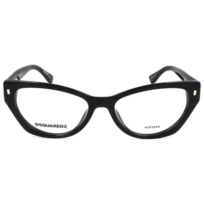 משקפי ראייה Dsquared2 דגם D20043 לנשים 54 מ״מ בצבע שחור זהב