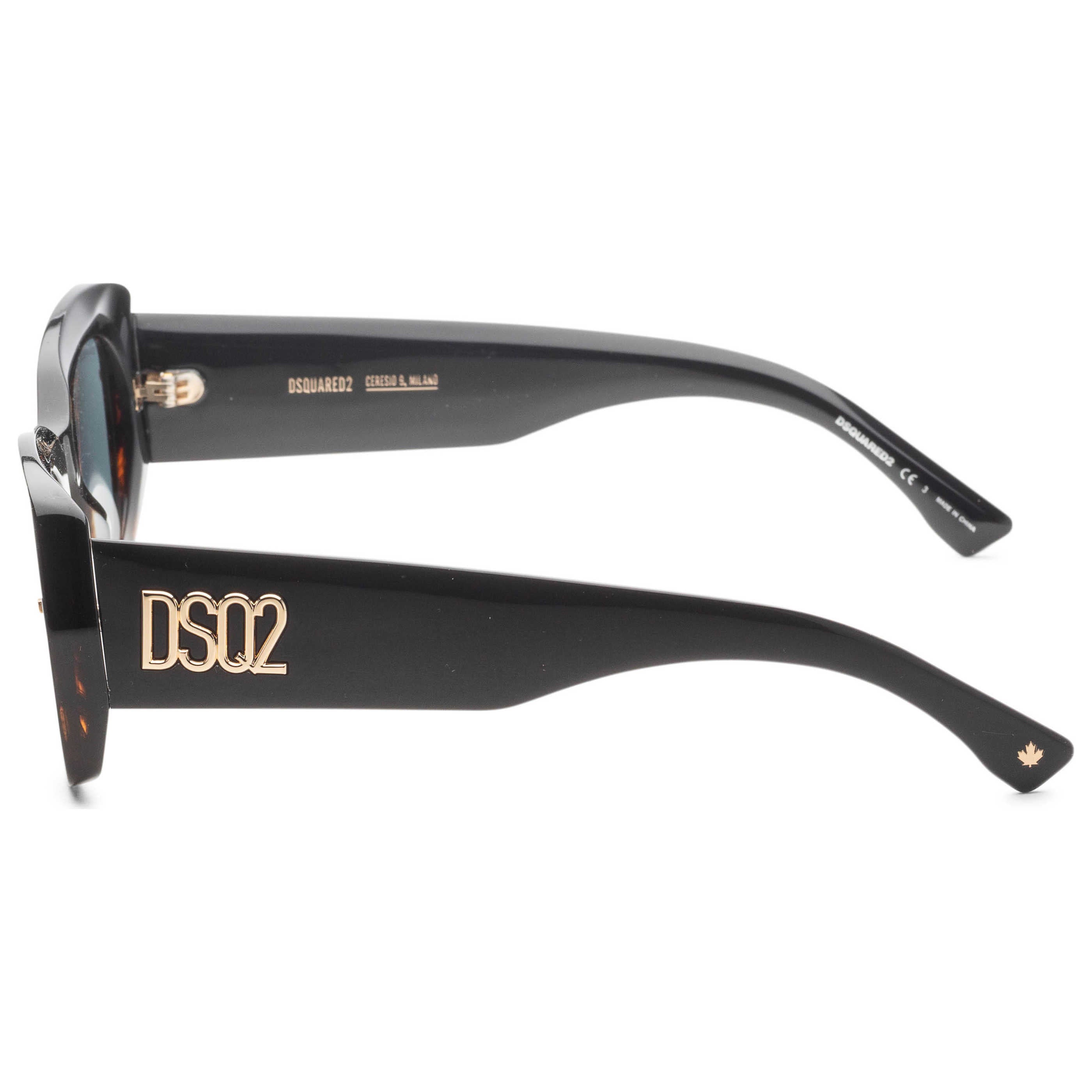 משקפי שמש Dsquared2 דגם D20061S לגברים 51 מ״מ בצבע חום Horn