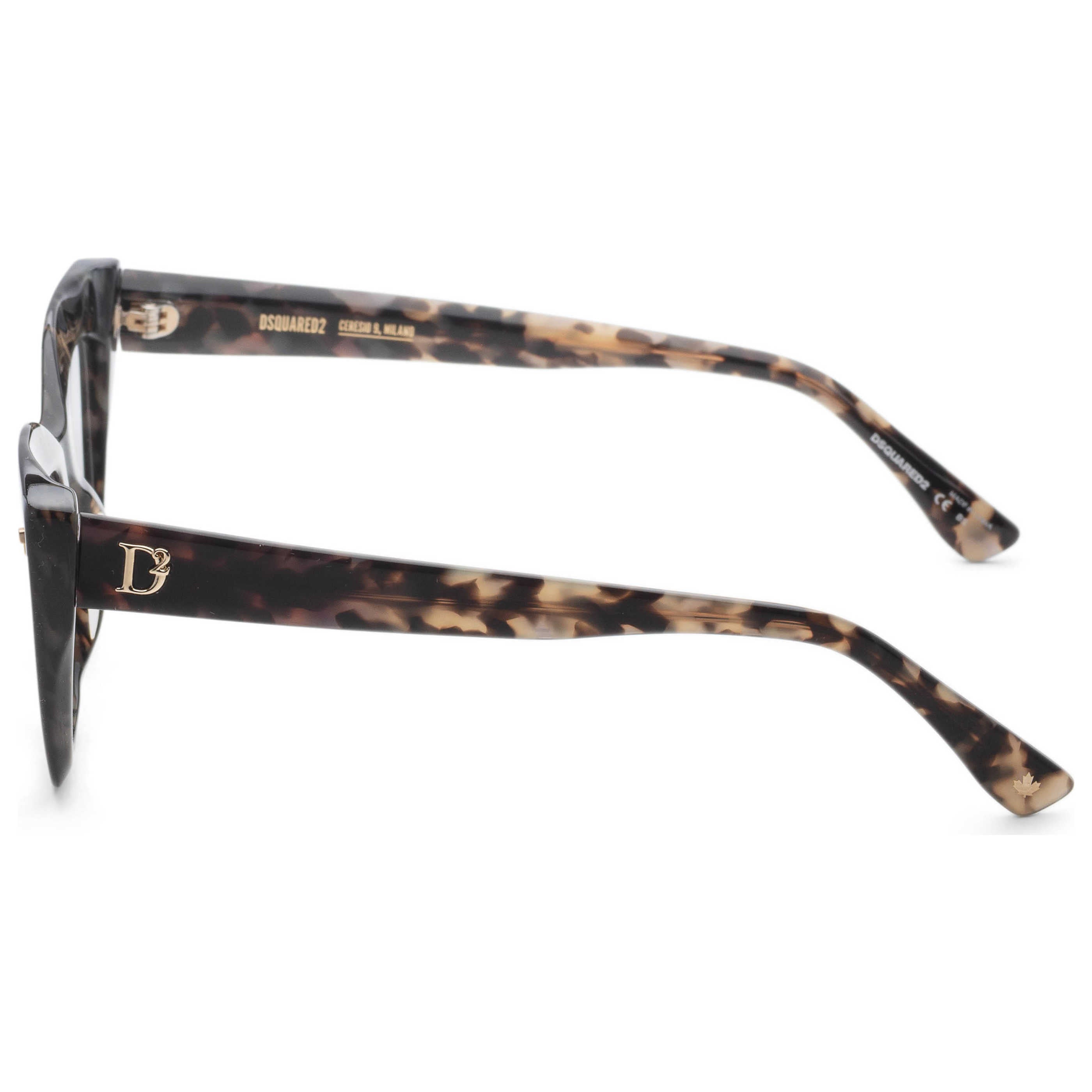 משקפי ראייה Dsquared2 דגם D20099 לנשים 47 מ״מ בצבע אפור הוואנה
