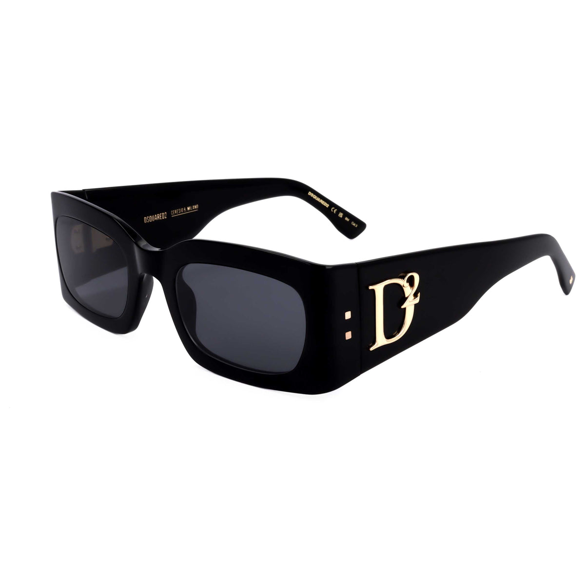 משקפי שמש Dsquared2 יוניסקס 52 מ״מ בצבע שחור