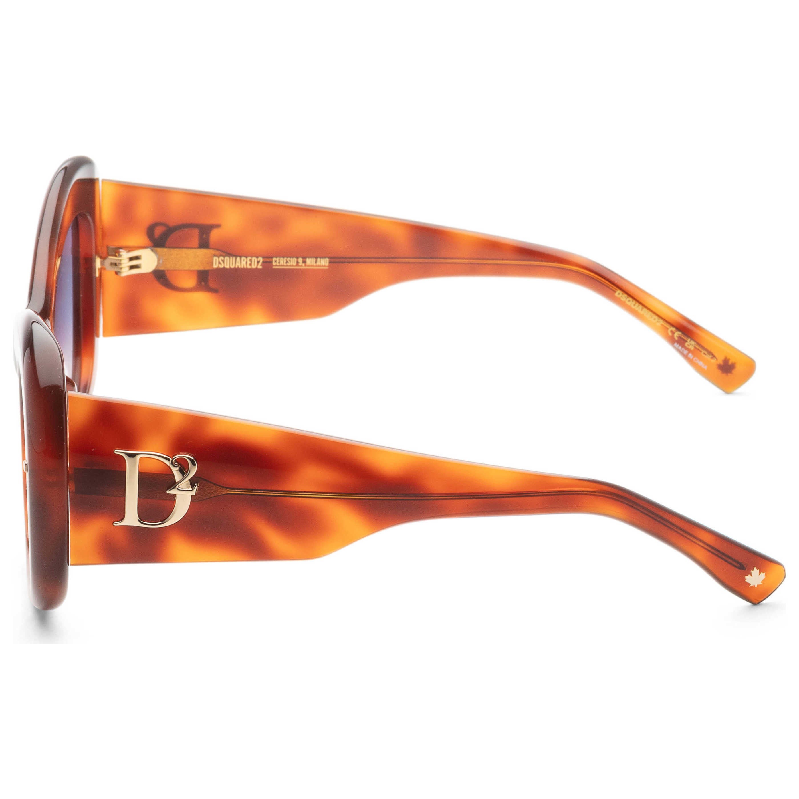 משקפי שמש Dsquared2 דגם D20137S לנשים 54 מ״מ בצבע בז׳ הוואנה