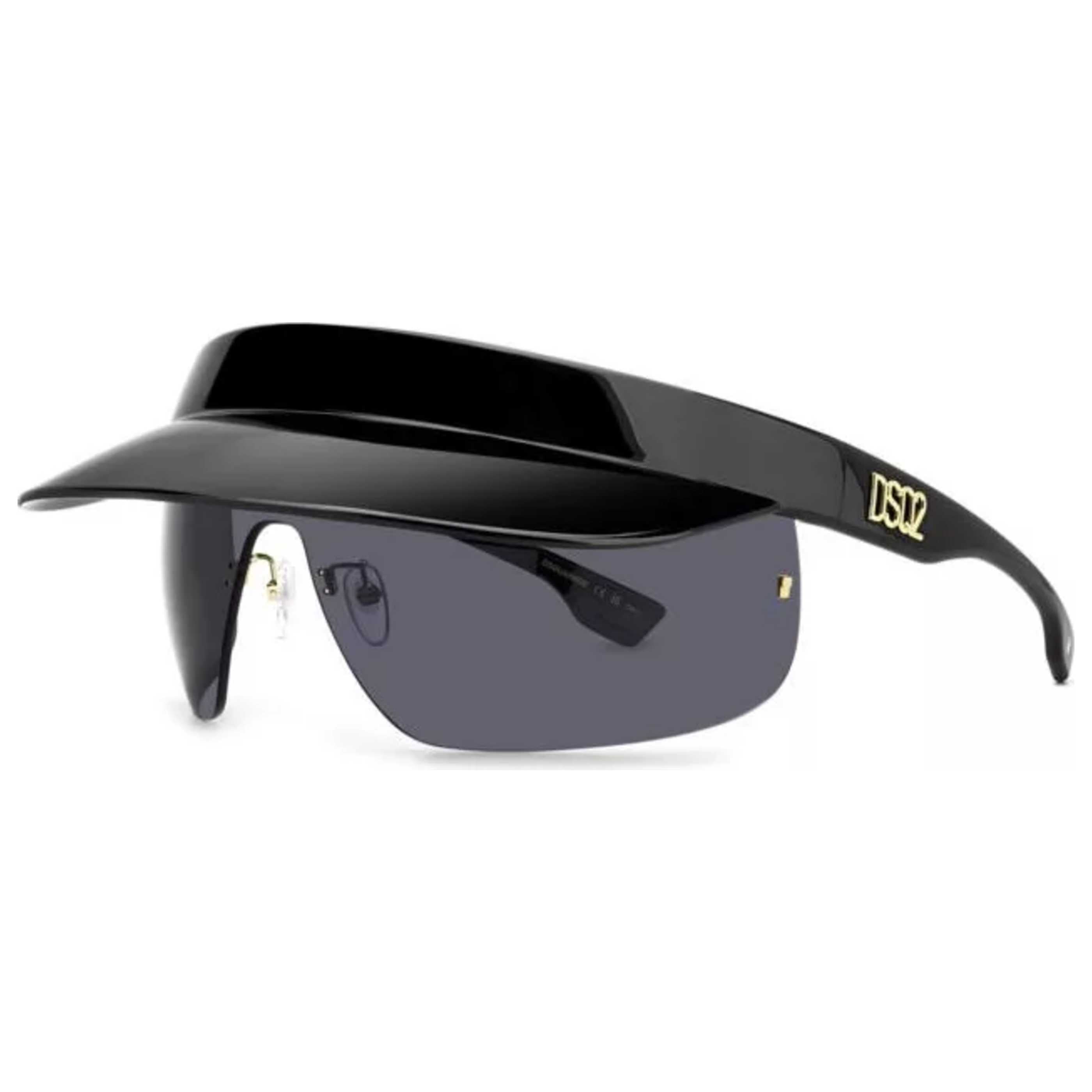 משקפי שמש Dsquared2 דגם D20139 יוניסקס 99 מ״מ בצבע שחור