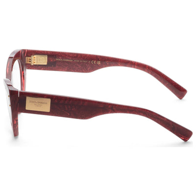 משקפי ראייה Dolce & Gabbana דגם Dg3403 לנשים 54 מ״מ בצבע בורדו Lace