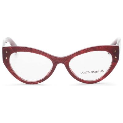 משקפי ראייה Dolce & Gabbana דגם Dg3403 לנשים 54 מ״מ בצבע בורדו Lace