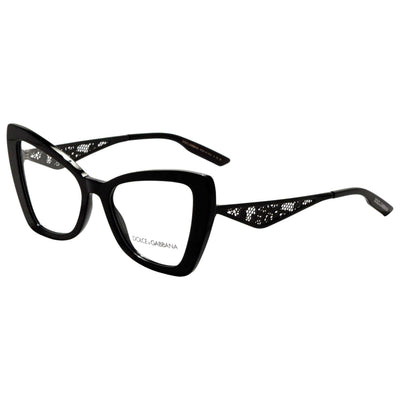 משקפי ראייה Dolce & Gabbana דגם Dg3409 לנשים 53 מ״מ בצבע שחור
