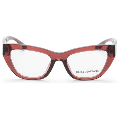 משקפי ראייה Dolce & Gabbana דגם Dg3412 לנשים 51 מ״מ בצבע שקוף בורדו