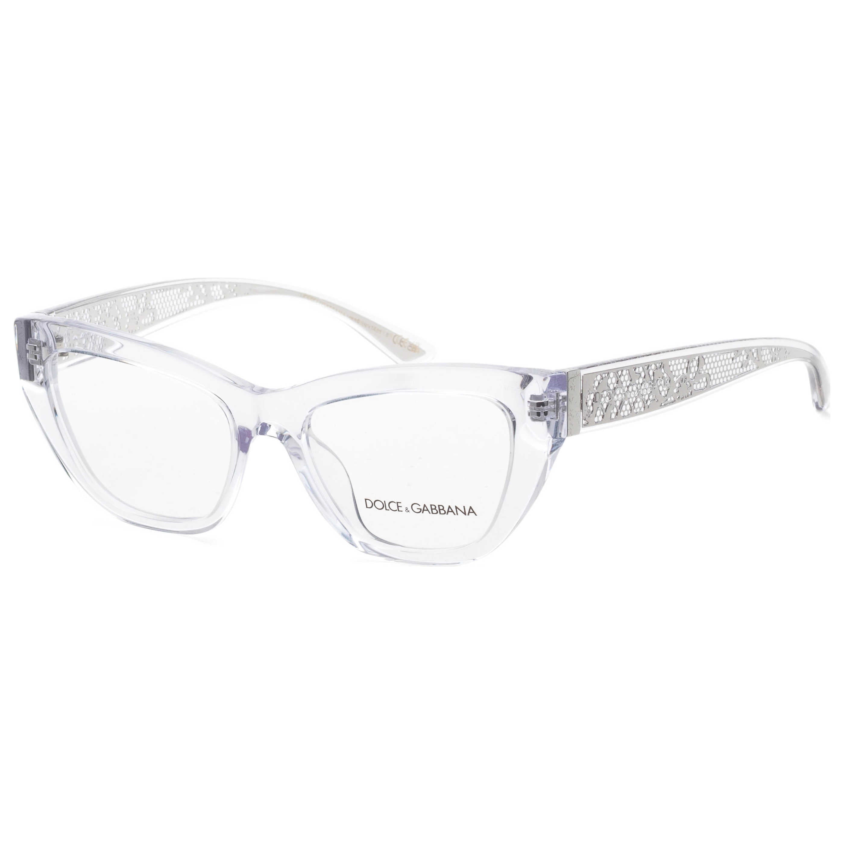 משקפי ראייה Dolce & Gabbana דגם Dg3412 לנשים 53 מ״מ בצבע קריסטל
