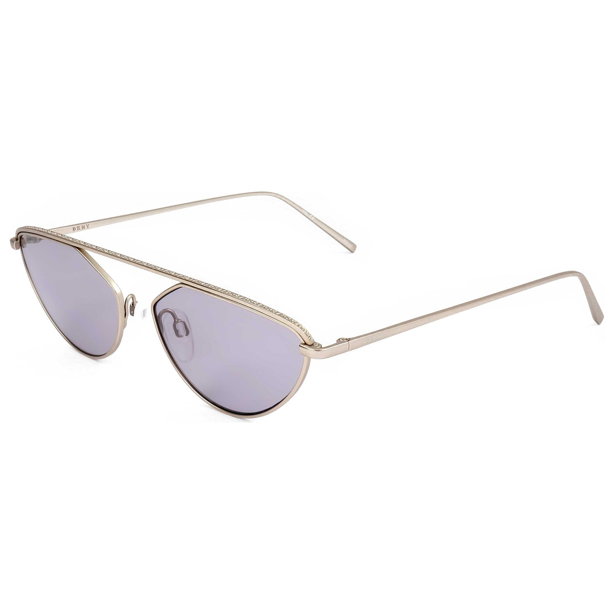 משקפי שמש DKNY דגם Dk109S לנשים 55 מ״מ בצבע זהב