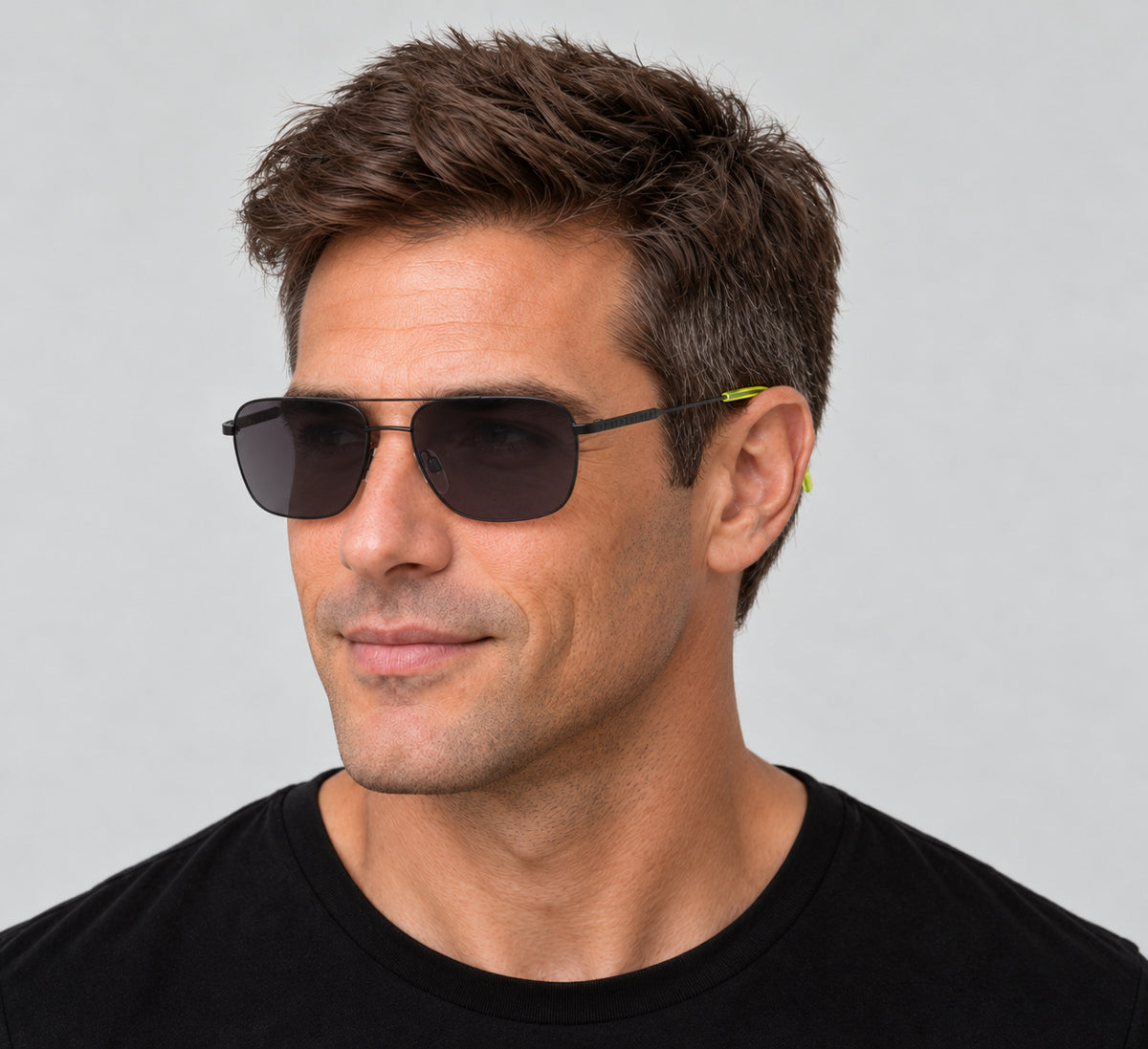 DKNY Men's 58mm Black Sunglasses DK113S-001
