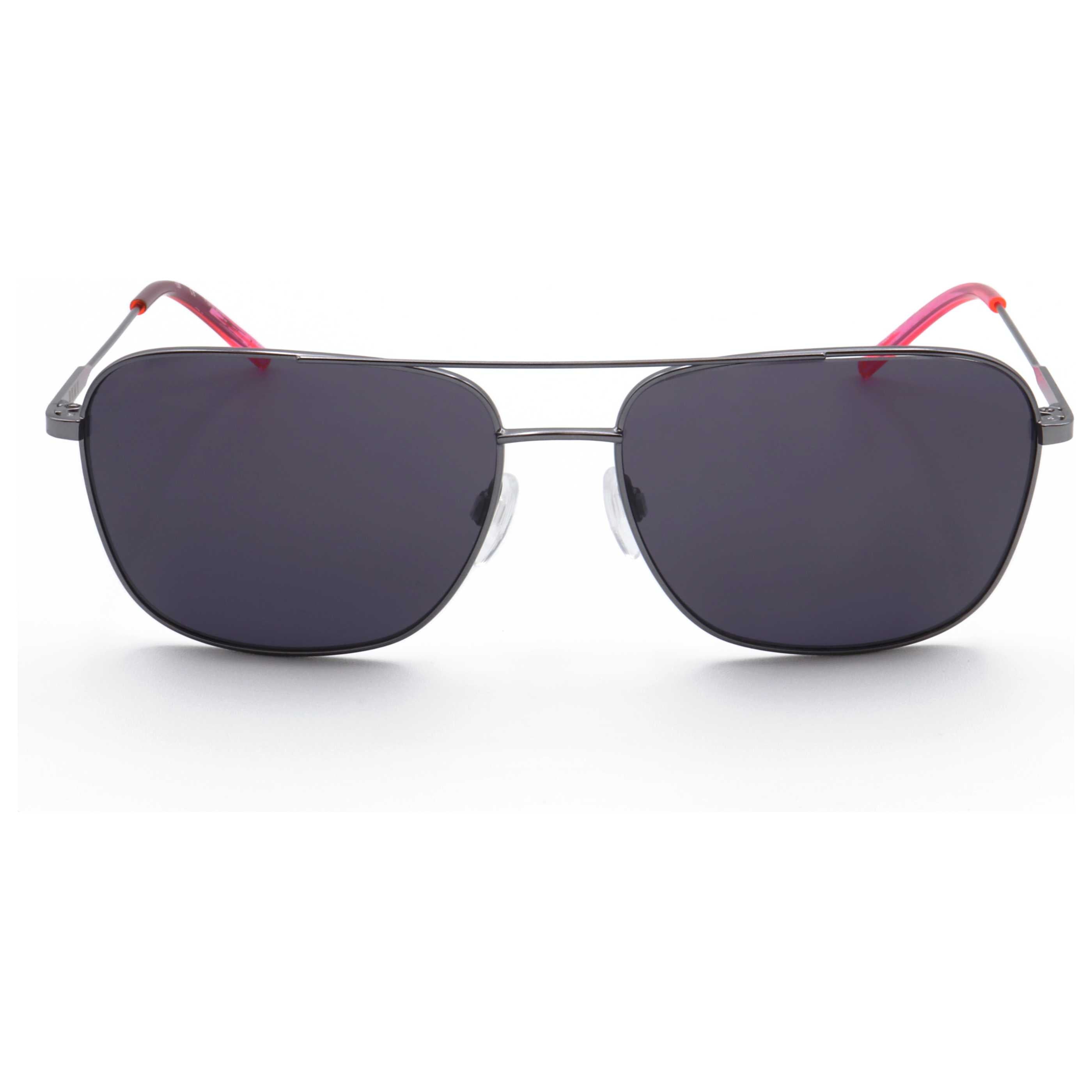 משקפי שמש DKNY דגם Dk113S יוניסקס 58 מ״מ בצבע גנמטאל Neon ורוד