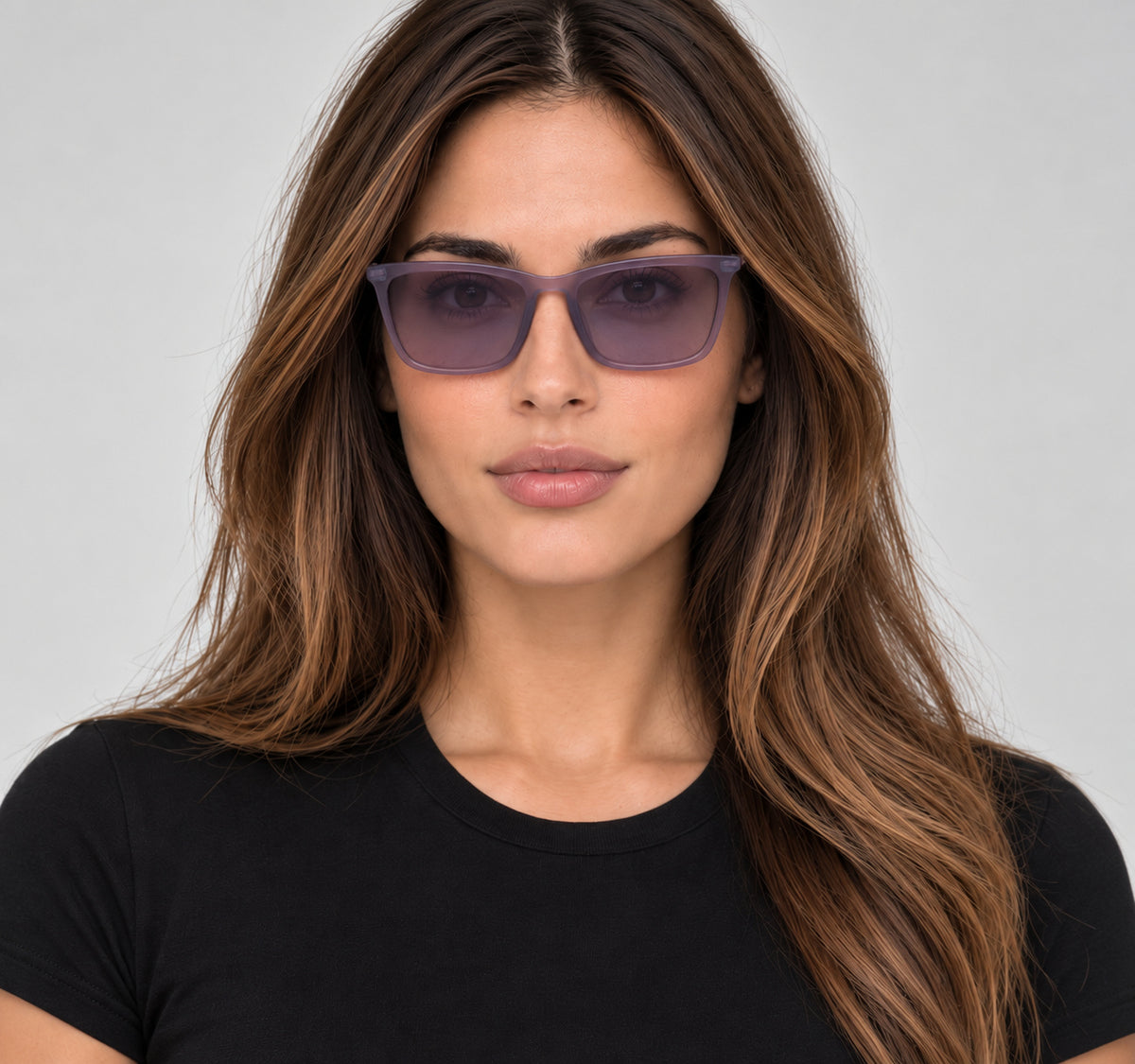 משקפי שמש DKNY דגם Dk505S לנשים 53 מ״מ בצבע סגול
