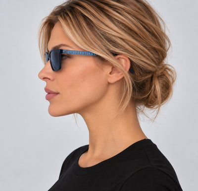 משקפי שמש DKNY דגם Dk510S לנשים 55 מ״מ בצבע כחול נייבי