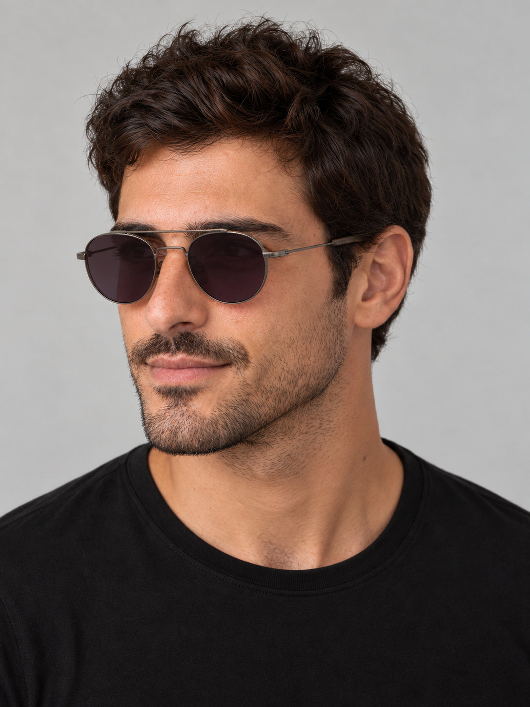 Dita Lancier Men's 50 mm Sunglasses Black Polarized DLS103-50-01-A