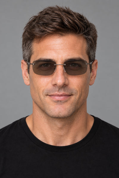 Dita Men's Lancier 56mm Black Sand Sunglasses DLS120-A-02