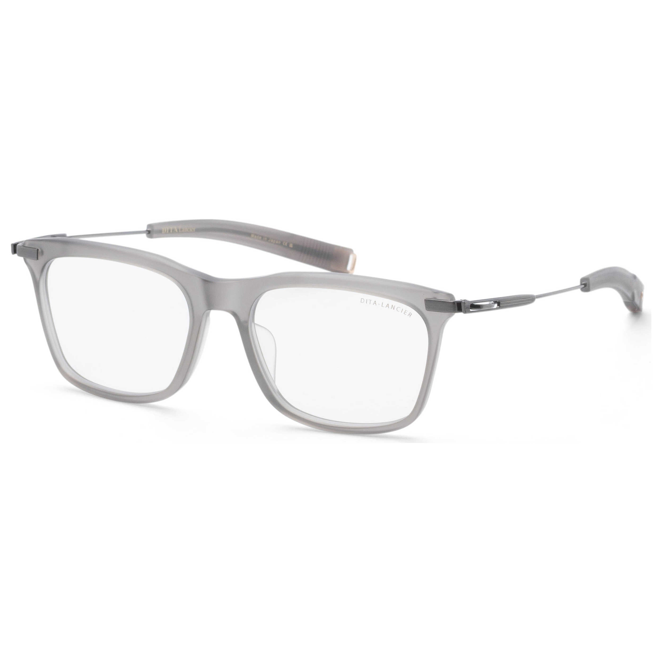 משקפי שמש Dita דגם Lancier לגברים 54 מ״מ בצבע Satin קריסטל אפור כסוף עתיק