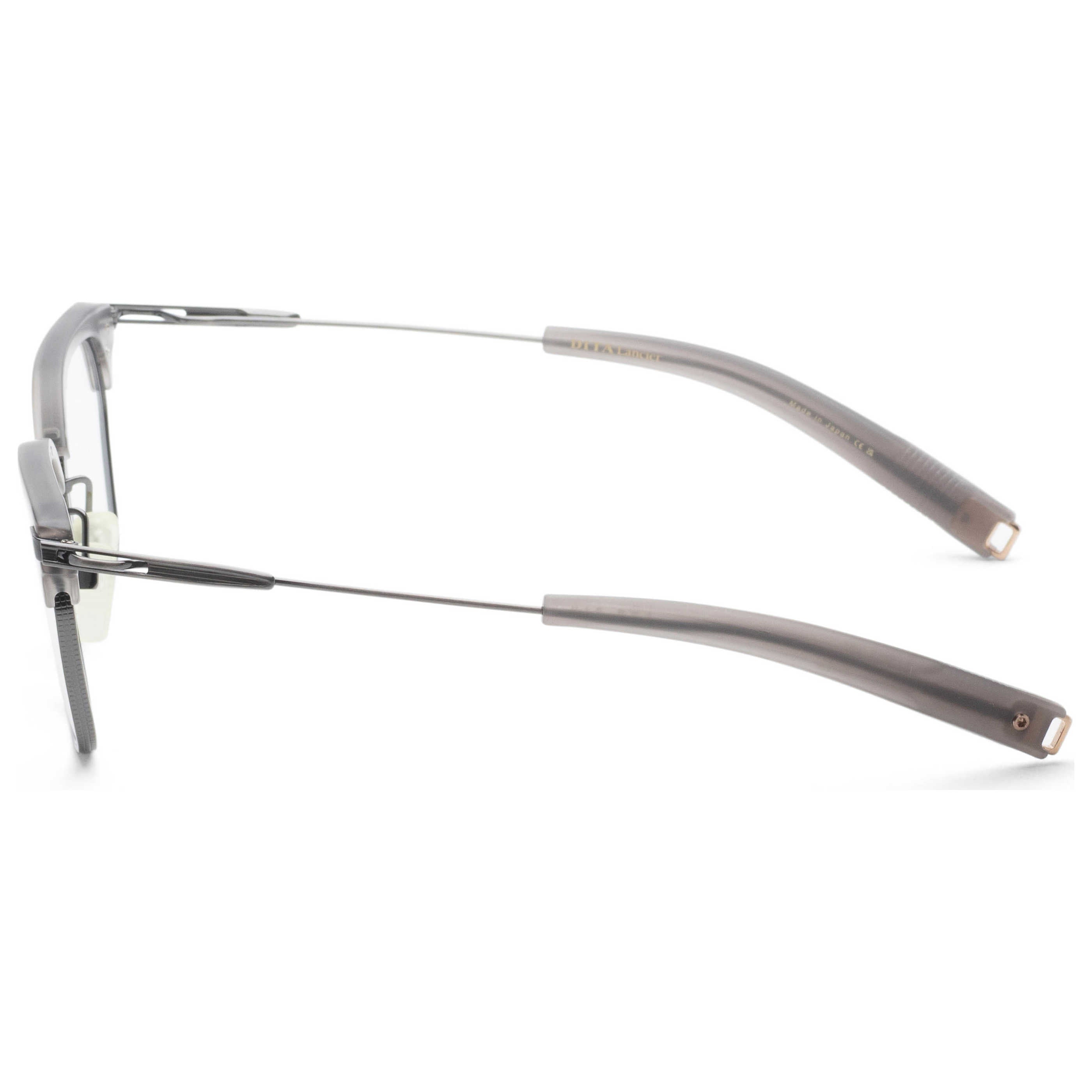 משקפי שמש Dita דגם Lancier לגברים 52 מ״מ בצבע Satin קריסטל אפור עתיק כסוף