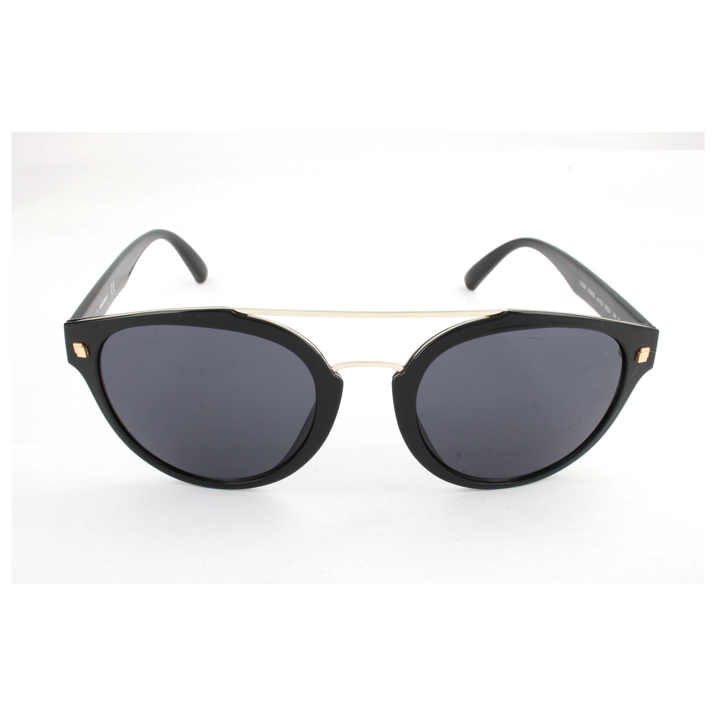משקפי שמש Dsquared2 דגם Dq0255 יוניסקס 52 מ״מ בצבע מבריק שחור