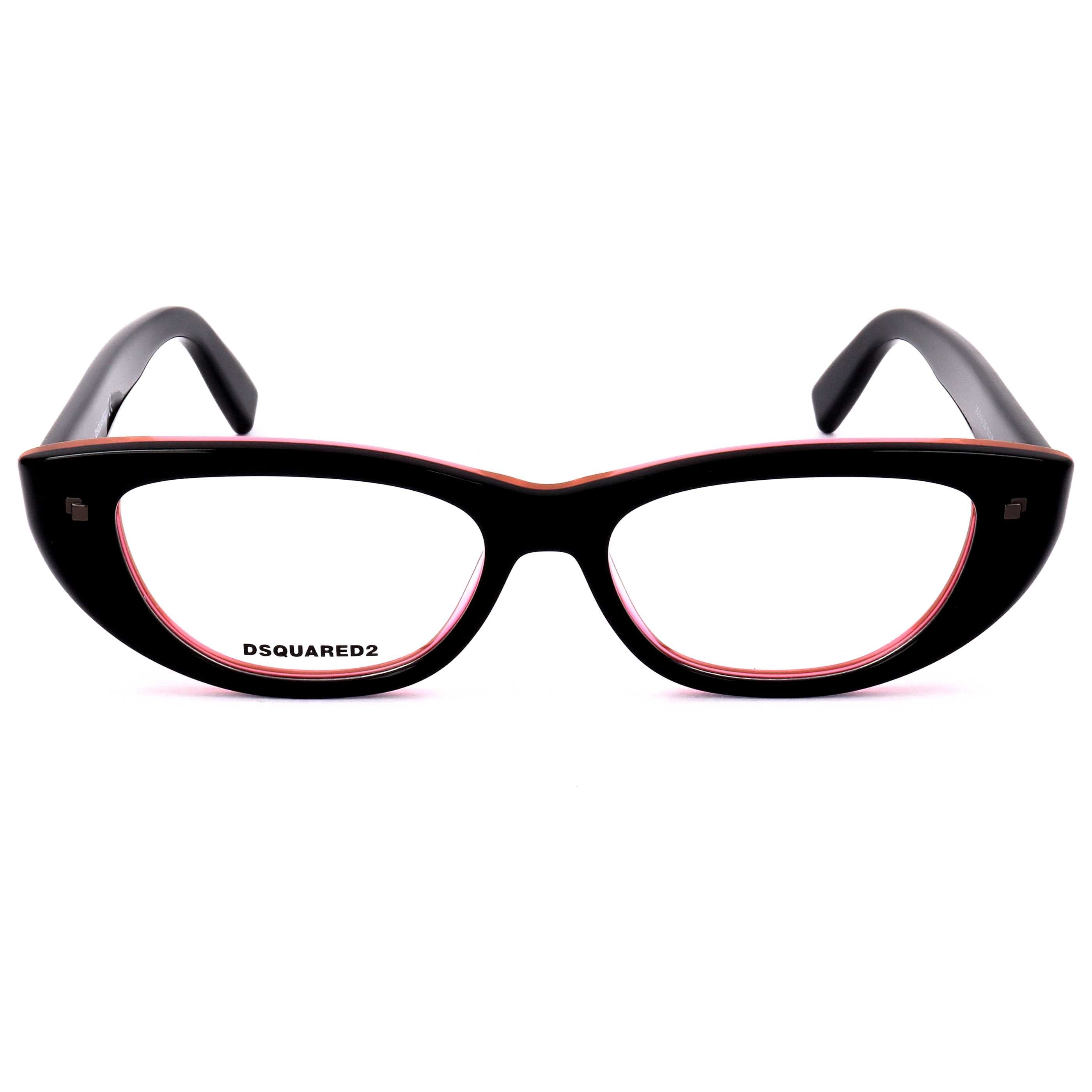 משקפי ראייה Dsquared2 דגם Dq5318 לנשים 53 מ״מ בצבע שחור