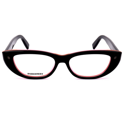 משקפי ראייה Dsquared2 דגם Dq5318 לנשים 53 מ״מ בצבע שחור