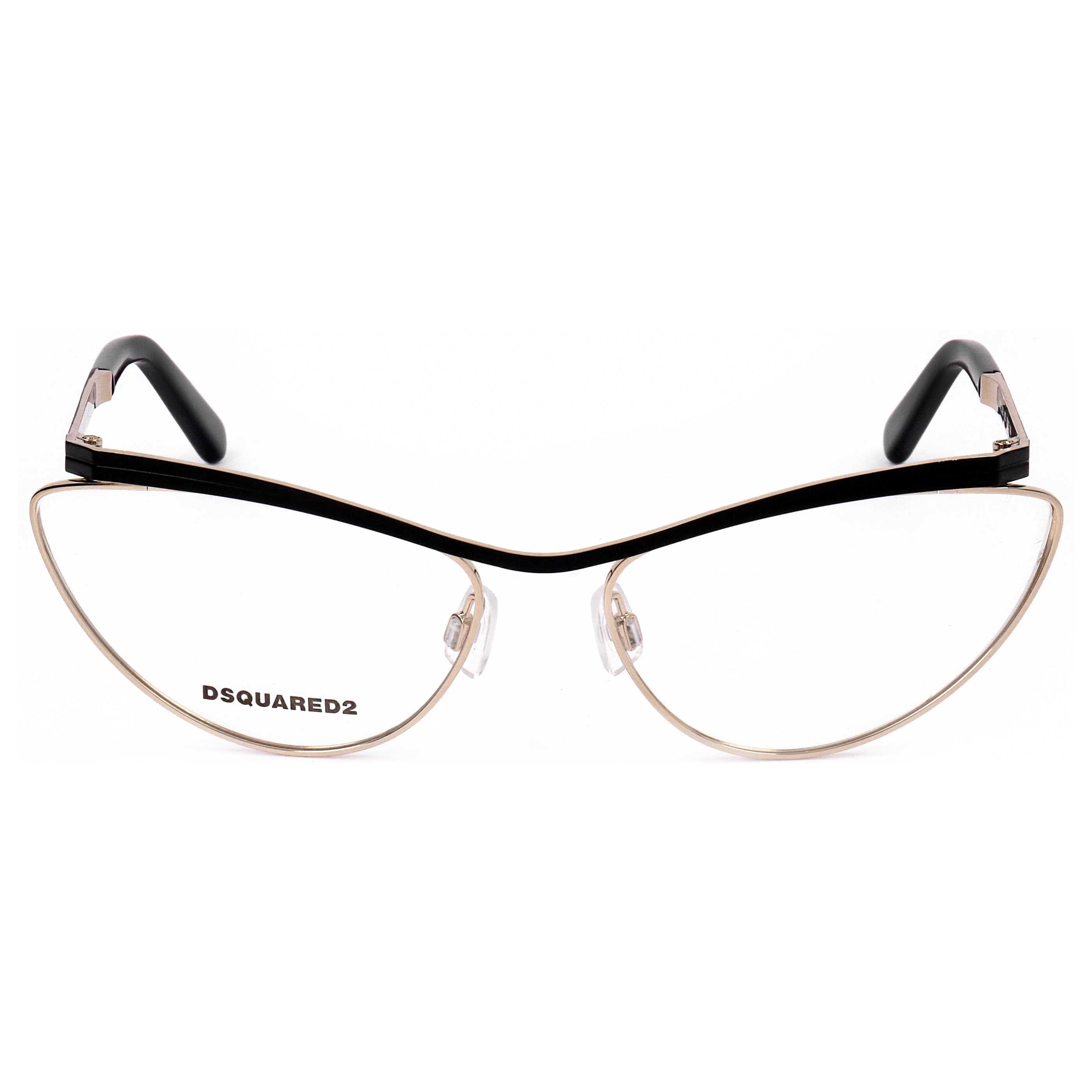 משקפי ראייה Dsquared2 דגם Dq5329 לנשים 56 מ״מ בצבע שחור