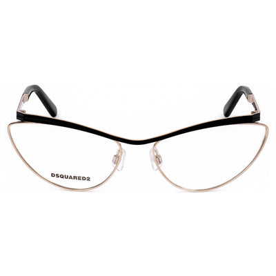 משקפי ראייה Dsquared2 דגם Dq5329 לנשים 56 מ״מ בצבע שחור