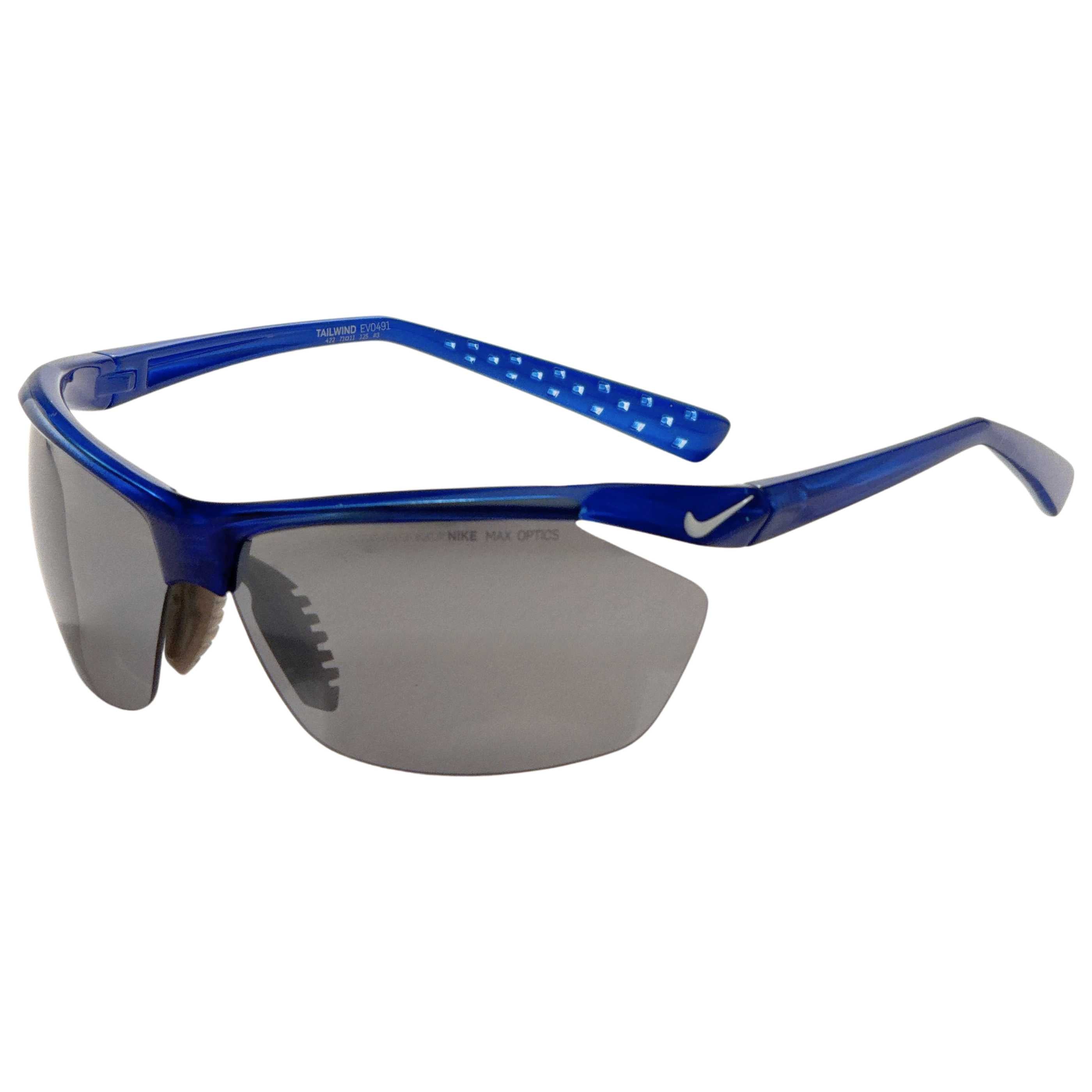 משקפי שמש Nike דגם Tailwind יוניסקס 72 מ״מ בצבע Sapphire כחול